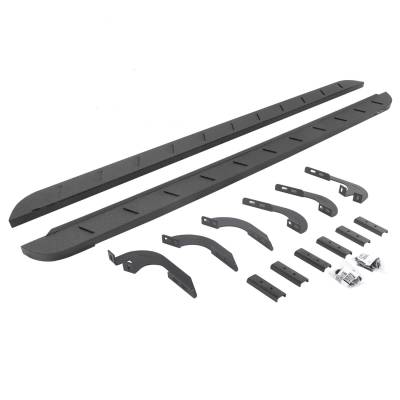 Go Rhino - Go Rhino 63442987ST RB10 Slim Line Running Boards w/Mounting Brackets Kit
