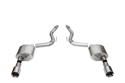 Corsa Performance - Corsa Performance 21253 Sport Axle-Back Exhaust System for 24-25 Ford Mustang
