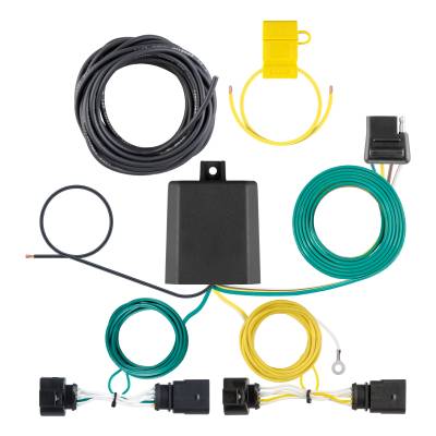 CURT - Custom Wiring Harness 4-Way Flat Output for Volkswagen Jetta