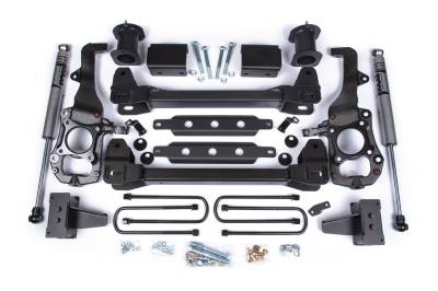 Zone Offroad - Zone Offroad ZONF121F 6" Suspension Lift Kit 4" Rear Block Spacer FOX Adv Rear