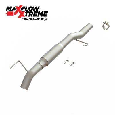 SpeedFx - SpeedFX 50300 MaxFlow Xtreme Cat-Back Exhaust Kit 3" Pipe Single Exit