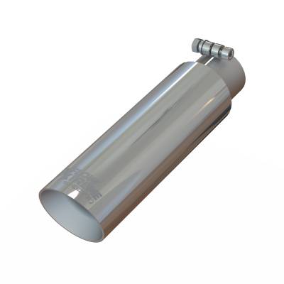 SpeedFx - SpeedFX TP002535 MaxFlow Xtreme Exhaust Tip 2.5" Inlet 3.5" Outlet Polished SS