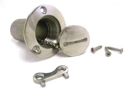 Ridetech - Ridetech 84000000 Fuel Tank 1.5" Filler Neck & Gas Cap CoolCap Flush Mount Each