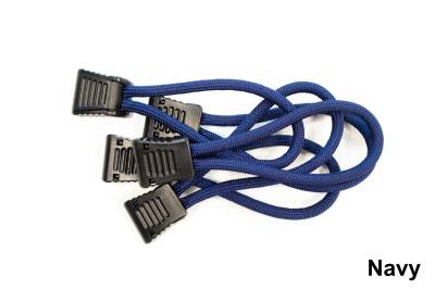 Fishbone Offroad - Fishbone Offroad FB51279-T Paracord Zipper Pulls 5Pcs Navy