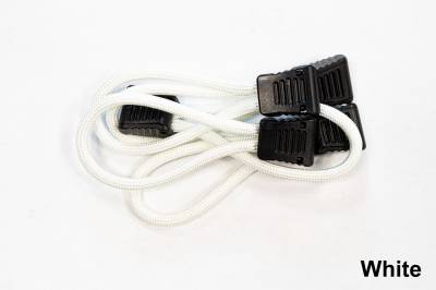 Fishbone Offroad - Fishbone Offroad FB51279-W Paracord Zipper Pulls White 5Pc