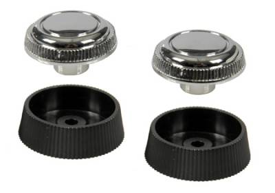 Auto Metal Direct - Auto Metal Direct W-855 Radio Knobs Stereo 4Pc for 67-68 Chevy Camaro