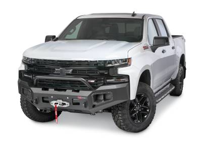 Warn - Warn 105785 Ascent Front Winch Bumper for 19-22 Chevy Silverado 1500
