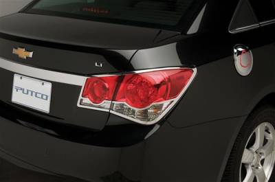 Putco - Putco 400597 Chrome Taillight Covers for 11-13 Chevy Cruze