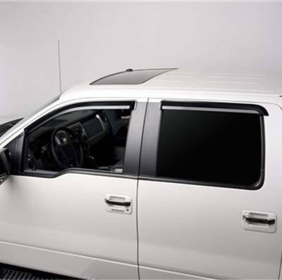 Putco - Putco 580153 Side Window Deflectors for 09-14 Ford F150 Crew Cab
