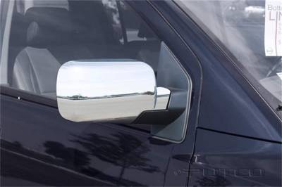 Putco - Putco 402023 Chrome Mirror Covers for 04-15 Nissan Titan