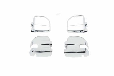 Putco - Putco 401160 Chrome Mirror Covers for 15-17 Ford F150 w/Towing Mirrors