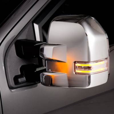 Putco - Putco 401162 w/Towing Mirrors & SIDE MARKERS Chrome Mirror Covers