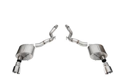 Corsa Performance - Corsa Performance 21272 Sport Axle-Back Exhaust System for 24-25 Ford Mustang