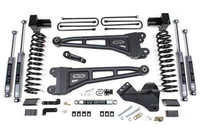 BDS Suspension - BDS BDS2204FS FOX 5" Radius Arm Lift Kit 3" Rear Block for 23-25 F250/F350
