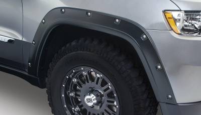 Bushwacker - Bushwacker Pocket Style Front/Rear Fender Flares Black for Jeep WK2 10927-02