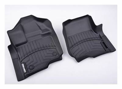 Roush Performance - Roush Performance 421975 Front/Rear Floor Liners Black 15-23 Ford F150 SuperCrew