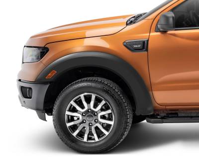 Bushwacker - Bushwacker Extend-a-Fender Front Fender Flares Black Ford Ranger 20121-02