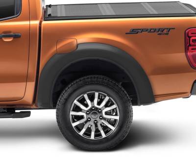 Bushwacker - Bushwacker Extend-a-Fender Rear Fender Flares Black Ford Ranger 20114-02