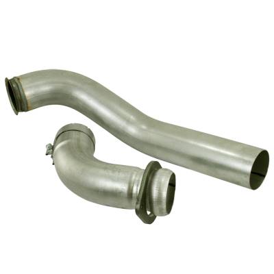 aFe Power - aFe 49-43025-1 Large Bore HD 4" Stainless Turbocharger Downpipe Ford 6.4