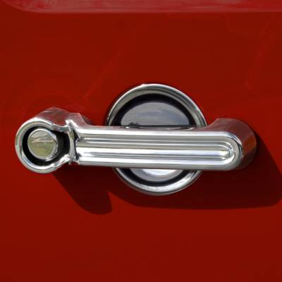 Rugged Ridge - Rugged Ridge 13311.17 Door Handle Cover & Recess Guard Kit Chrome for Wrangler