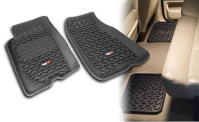 Rugged Ridge - Rugged Ridge 12987.21 Floor Liners Kit Black for Jeep Grand Cherokee ZJ
