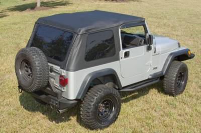 Rugged Ridge - Rugged Ridge 13750.35 Bowless XHD Soft Top Black Diamond for Jeep Wrangler