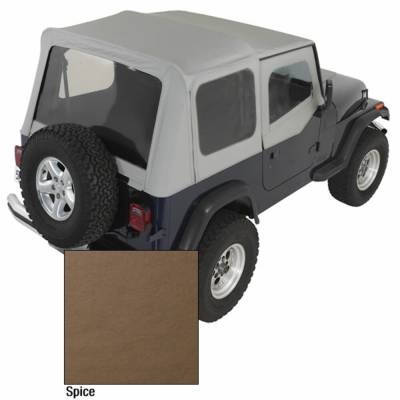 Rugged Ridge - Rugged Ridge 13721.37 XHD Soft Top Spice Clear Windows for Jeep Wrangler