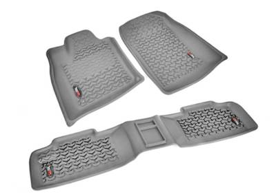 Rugged Ridge - Rugged Ridge 14987.24 Floor Liners Kit Gray for Jeep Grand Cherokee WK
