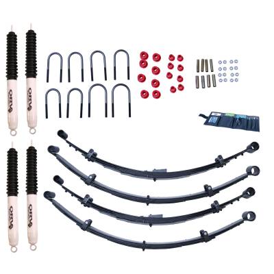 Rugged Ridge - Rugged Ridge 18415.20 2.5" Lift Kit w/Shocks for Jeep Wrangler
