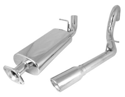 Rugged Ridge - Rugged Ridge 17606.71 Stainless Steel Cat Back Exhaust System for Wrangler