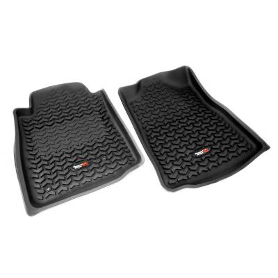 Rugged Ridge - Rugged Ridge 82904.10 Floor Liner Front Pair Black for Toyota Tacoma Auto