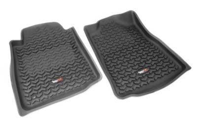 Rugged Ridge - Rugged Ridge 82904.20 Floor Liner Front Pair Black for Toyota Tundra/Sequoia