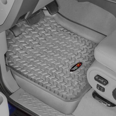 Rugged Ridge - Rugged Ridge 84902.01 Floor Liners Front Gray 04-08 Lincoln Mark LT/Ford F150