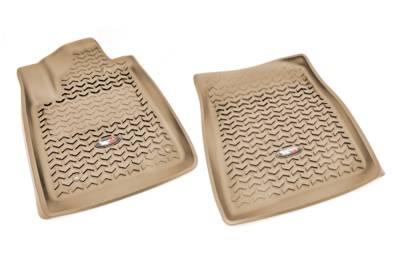 Rugged Ridge - Rugged Ridge 83904.20 Floor Liner Front Pair Tan for Toyota Tundra/Sequoia