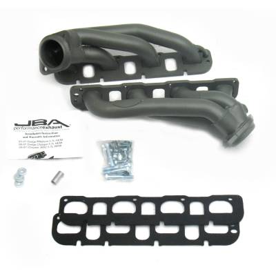 JBA Racing Headers - JBA Headers 1964S-1JT 1.75" Shorty Stainless Headers Ceramic for Dodge 5.7L