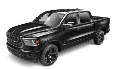 Bushwacker - Bushwacker 50928-45 OE-Style Fender Flares Dia Black Crystal Pearl-Coat Smooth 4
