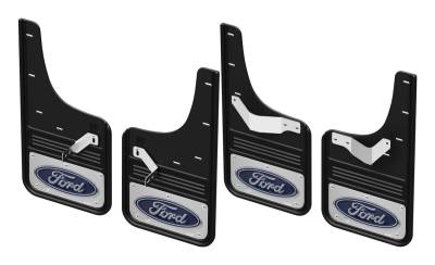 Gatorback - Gatorback 12" Black Front/Rear Mud Flap Set Ford F150 GCR407K-FC