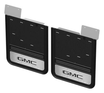 Gatorback - Gatorback 21" Rear Dually Black Mud Flaps GMC Sierra 3500 GCR204R-GB2
