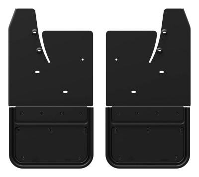 Gatorback - Gatorback 12" Front 5/8" Offset Black Mud Flaps Silverado GCAA756818