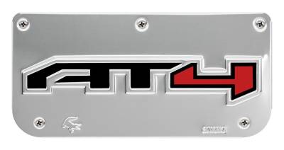Gatorback - Gatorback Replacement 12" Mud Flap Plate Stainless AT4 Logo GB767964