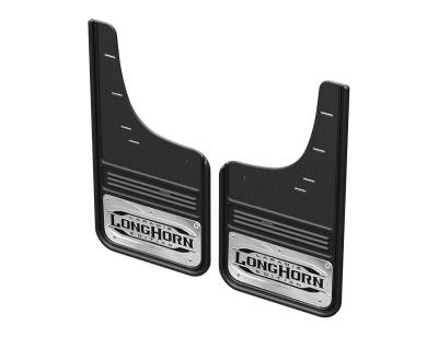 Gatorback - Gatorback 12" Black Rear Mud Flap Set for Ram 1500 GCR35R-L2