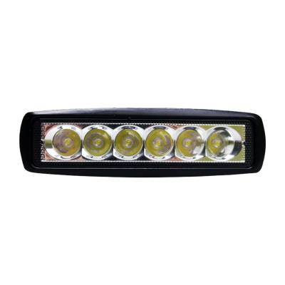 TrailFX - TrailFX SRUTLSP 6" LED Driving Fog Light 18W Spot Beam w/Harness