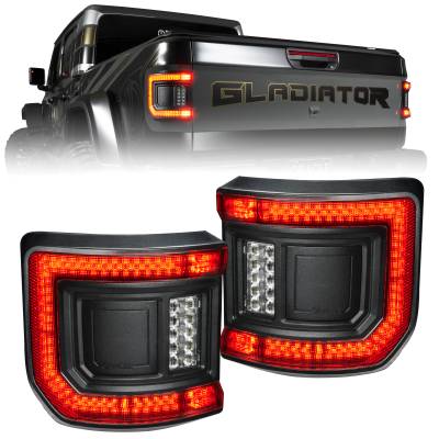 Oracle Lighting - Oracle 5882-504-T Black Series Flush Mount LED Taillights for Jeep Gladiator JT