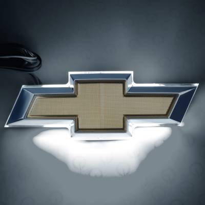 Oracle Lighting - Oracle 3011-001 White Illuminated LED Rear Bowtie Emblem