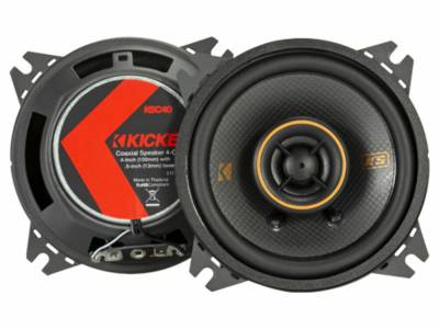 Kicker - Kicker 51KSC404 KSC40 KS-Series 4" Coaxial Speakers Pair