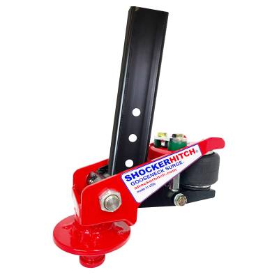Shocker Hitch - Shocker Hitch SH-45SQ-STR-KP Shocker 30K Surge Gooseneck Air Hitch King Pin