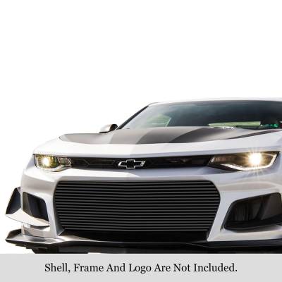 APS - APS Stainless Billet Bumper Grille Black 19-24 Chevrolet Camaro ZL1 GR03FEJ95J