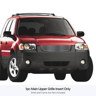 APS - APS GR06HEA07S Stainless Billet Grille-Polish 05-07 Ford Escape