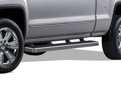 APS - APS IB03EJG1C IStep 5" Running Boards-Brushed for 07-18 Silverado/Sierra Crew