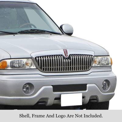 APS - APS Stainless Billet Bumper Grille Black 98-02 Lincoln Navigator GR12FEJ89J